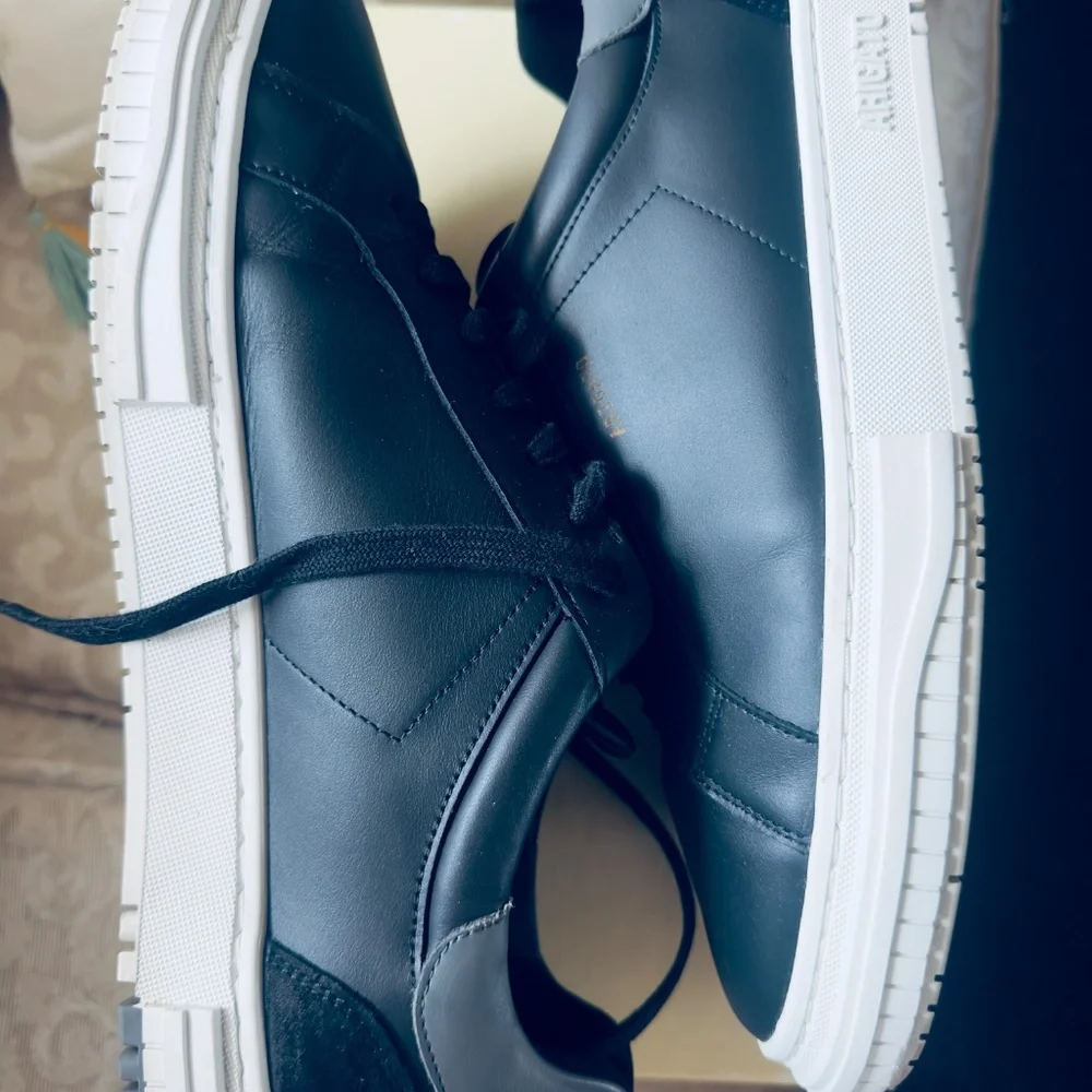 Axel Arigato Black Leather Athletic Sneakers